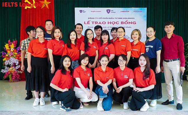 IELTS LangGo trao tặng 22 suất học bổng tại trường TH & THCS Bắc Sơn