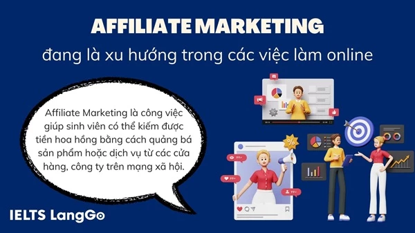 Affiliate Marketing đang là xu hướng trong các việc làm online