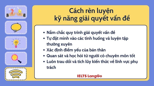 Cách rèn luyện kỹ năng giải quyết vấn đề