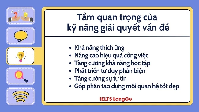 Vai trò của kỹ năng giải quyết vấn đề