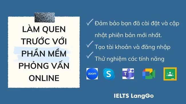 Làm quen với phần mềm là điều bạn cần chuẩn bị