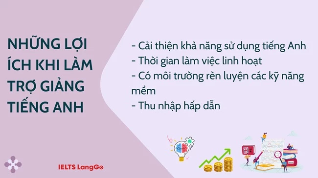 Những lợi ích khi làm trợ giảng tiếng Anh