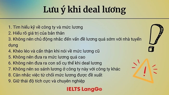 Kỹ năng deal lương bạn cần biết