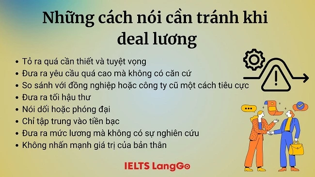 Những cách nói tránh khi deal lương