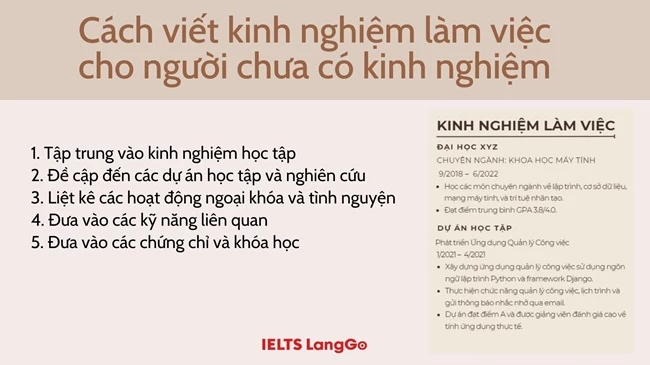 Cách viết cho người chưa có kinh nghiệm