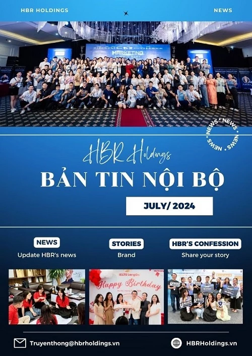 BẢN TIN NỘI BỘ HBR HOLDINGS THÁNG 7/2024