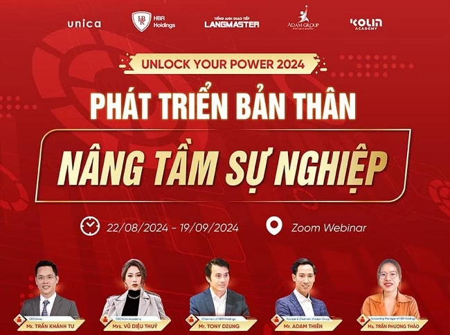 Unlock Your Power 2024: Phát triển bản thân - Nâng tầm sự nghiệp