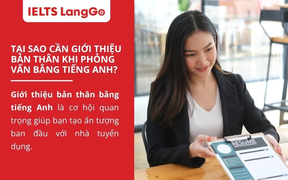 Giới thiệu bản thân bằng tiếng Anh giúp tạo ấn tượng với nhà tuyển dụng