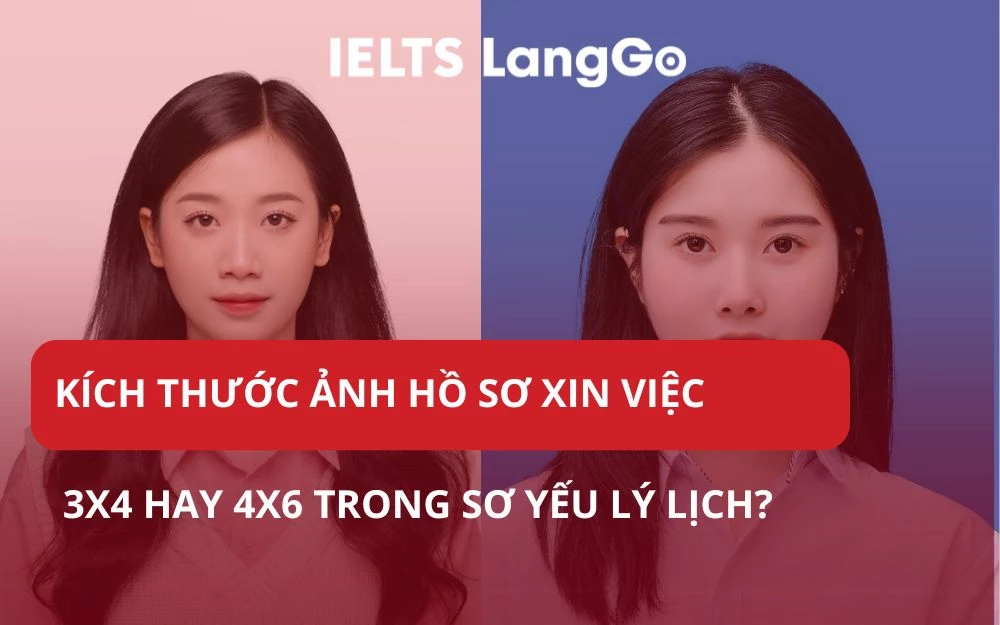 KÍCH THƯỚC ẢNH HỒ SƠ XIN VIỆC 3X4 HAY 4X6 TRONG SƠ YẾU LÝ LỊCH?