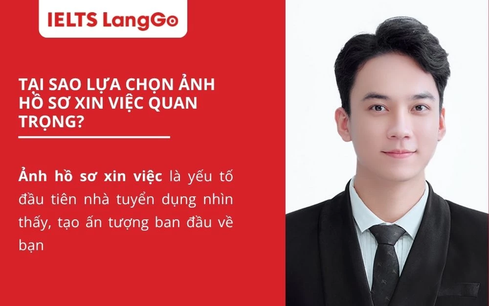 Ảnh hồ sơ xin việc là yếu tố đầu tiên nhà tuyển dụng nhìn thấy