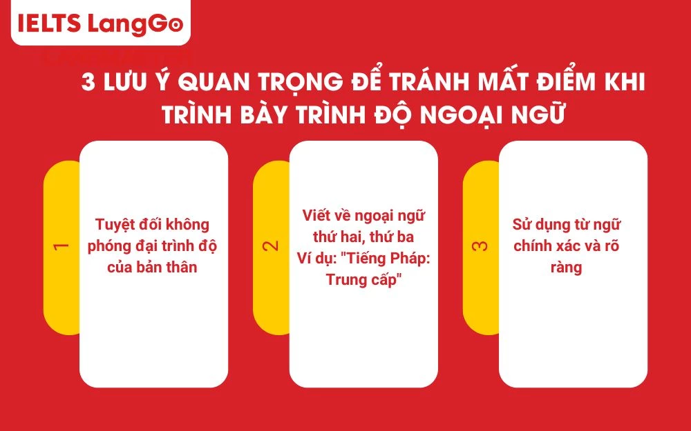 Đảm bảo hồ sơ xin việc chuyên nghiệp bạn nên lưu ý khi viết trình độ ngoại ngữ trong hồ sơ
