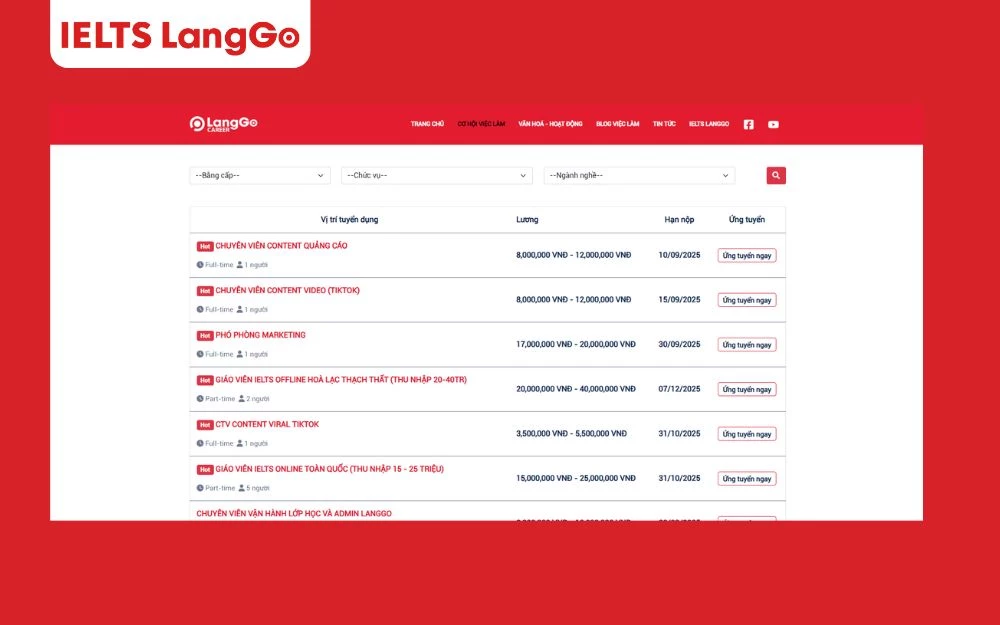 Careers.langgo.edu.vn