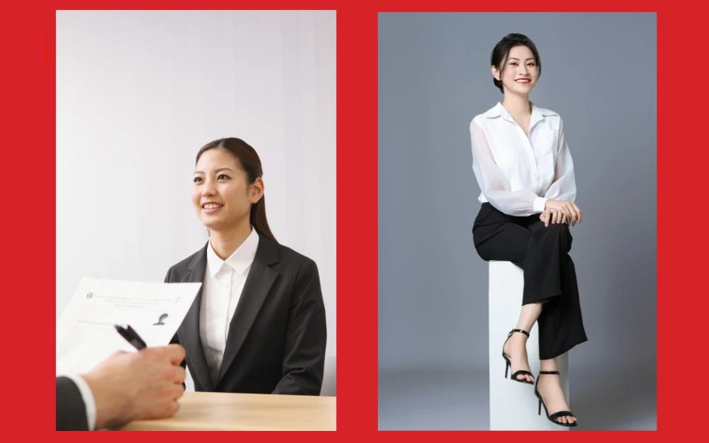 Áo sơ mi đơn giản và quần âu/ chân váy bút chì là kết kết hợp tinh tế