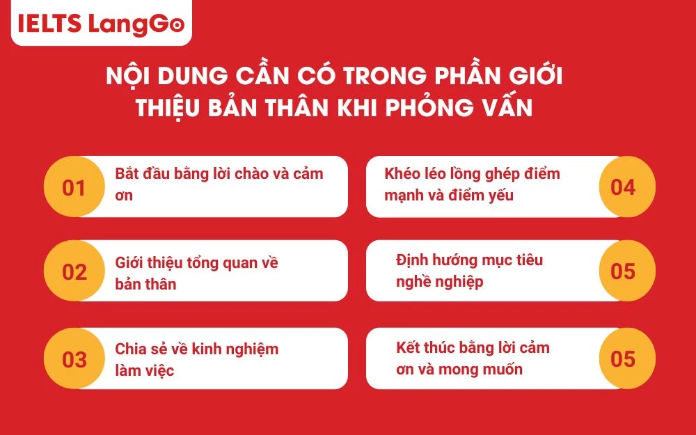 Hãy tập trung trình bày những yếu tố then chốt mà nhà tuyển dụng quan tâm