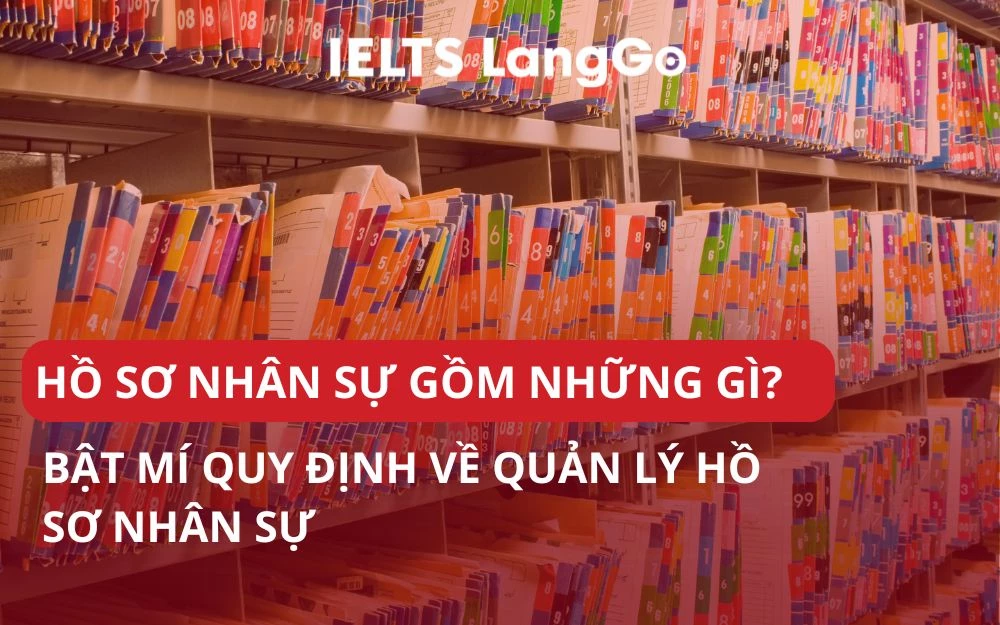 HỒ SƠ NHÂN SỰ GỒM NHỮNG GÌ? BẬT MÍ QUY ĐỊNH VỀ QUẢN LÝ HỒ SƠ NHÂN SỰ