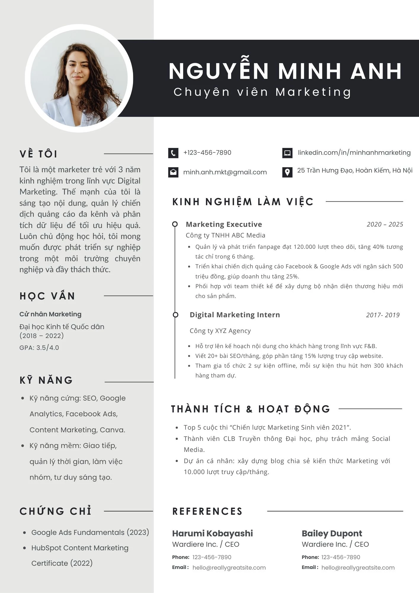 Cách viết CV Marketing giúp ghi điểm