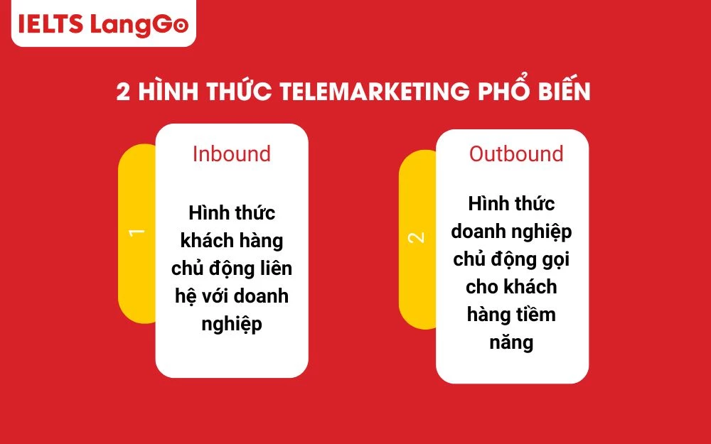 2 hình thức Telemarketing phổ biến