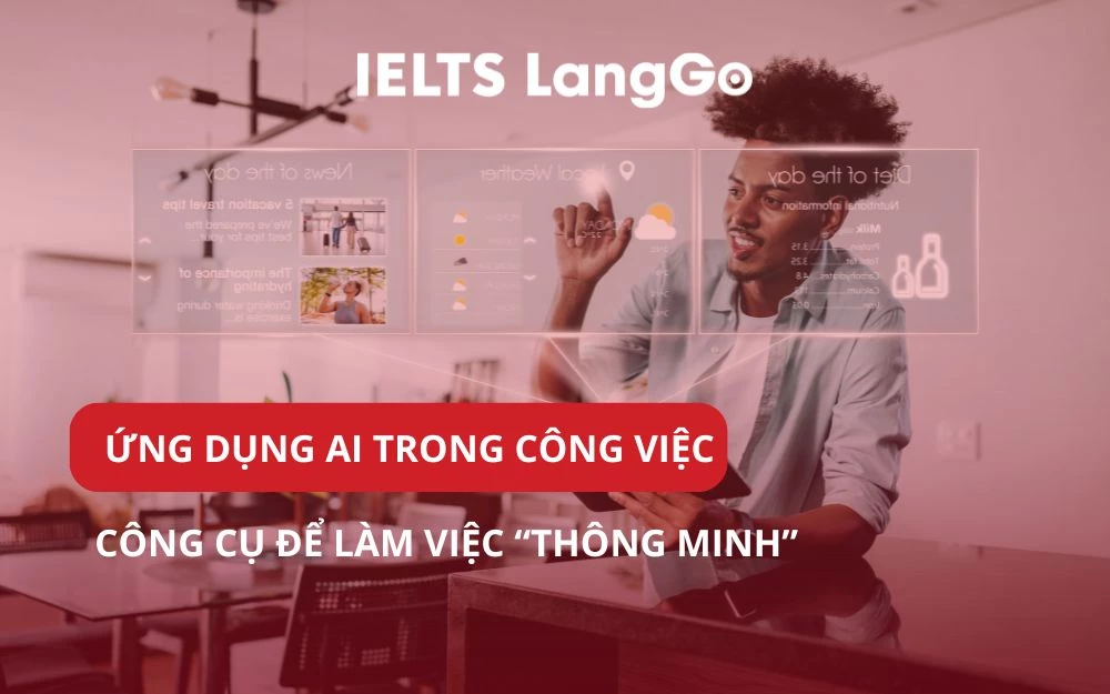 ỨNG DỤNG AI TRONG CÔNG VIỆC – CÔNG CỤ ĐỂ LÀM VIỆC “THÔNG MINH”