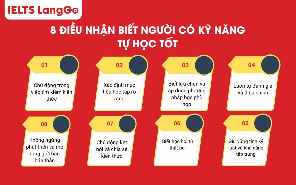 8 Điều nhận biết người có kỹ năng tự học tốt
