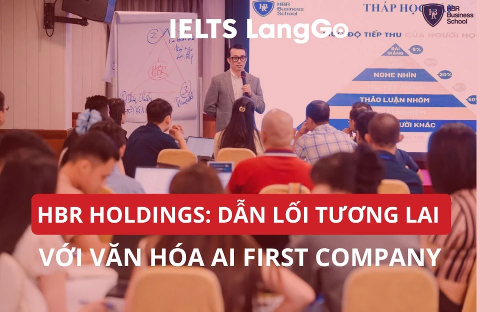 HBR HOLDINGS: DẪN LỐI TƯƠNG LAI VỚI VĂN HÓA AI FIRST COMPANY