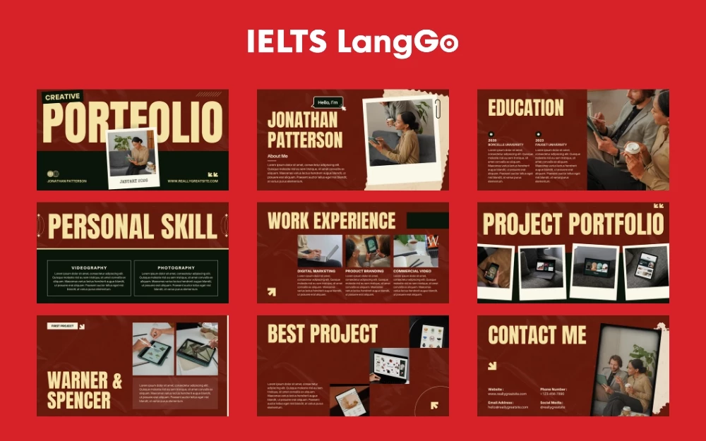 Portfolio designer tạo dựng sự khác biệt