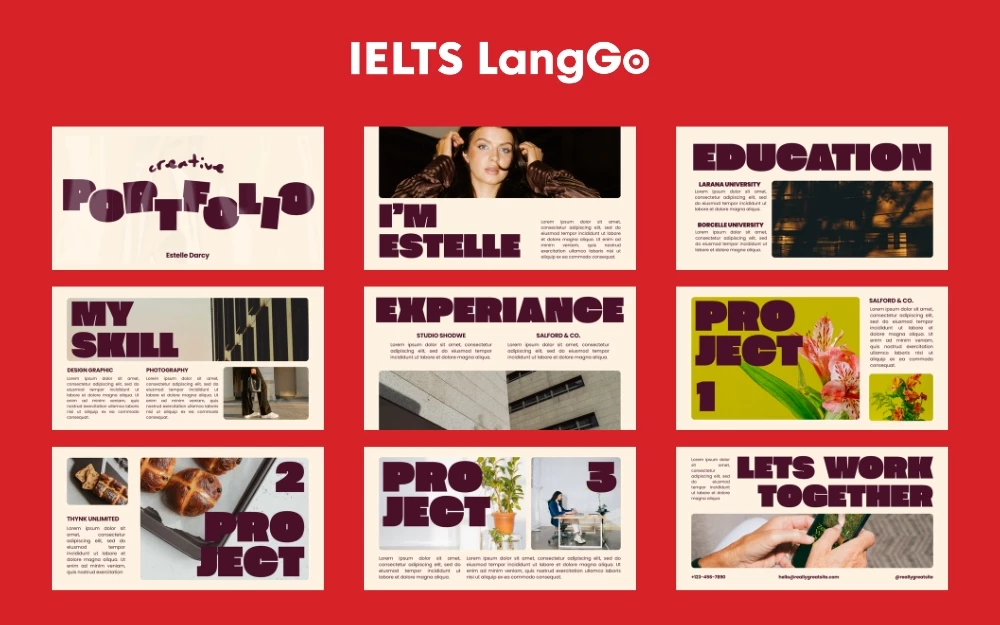 Portfolio thiết kế đồ họa ấn tượng