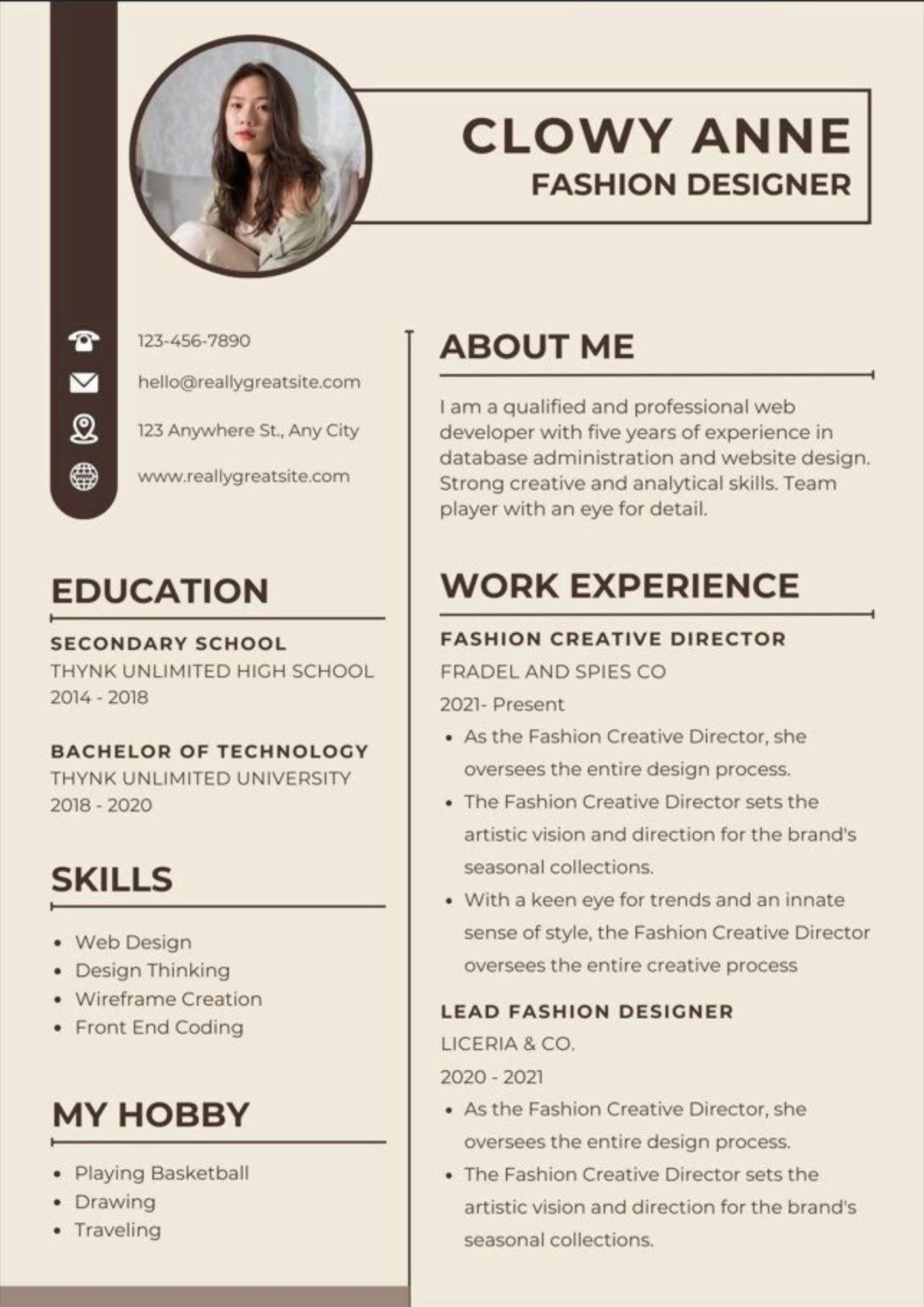 Mẫu CV tiếng Anh đơn giản, thu hút HR