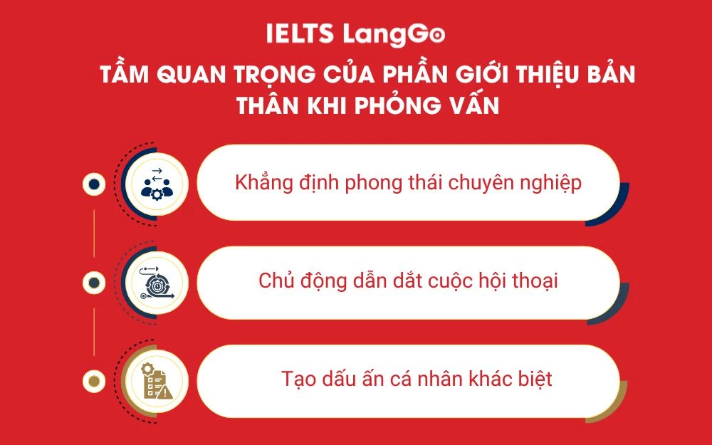Tầm quan trọng của phần giới thiệu bản thân khi phỏng vấn