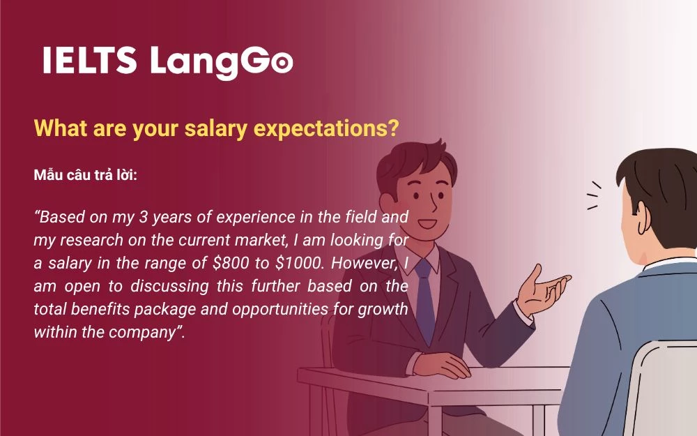 Mẫu câu trả lời - What are your salary expectations?