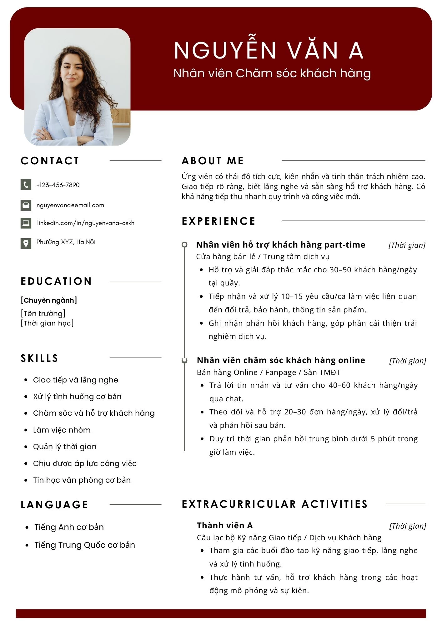 Thiết kế đơn giản, hạn chế chi tiết gây rối mắt