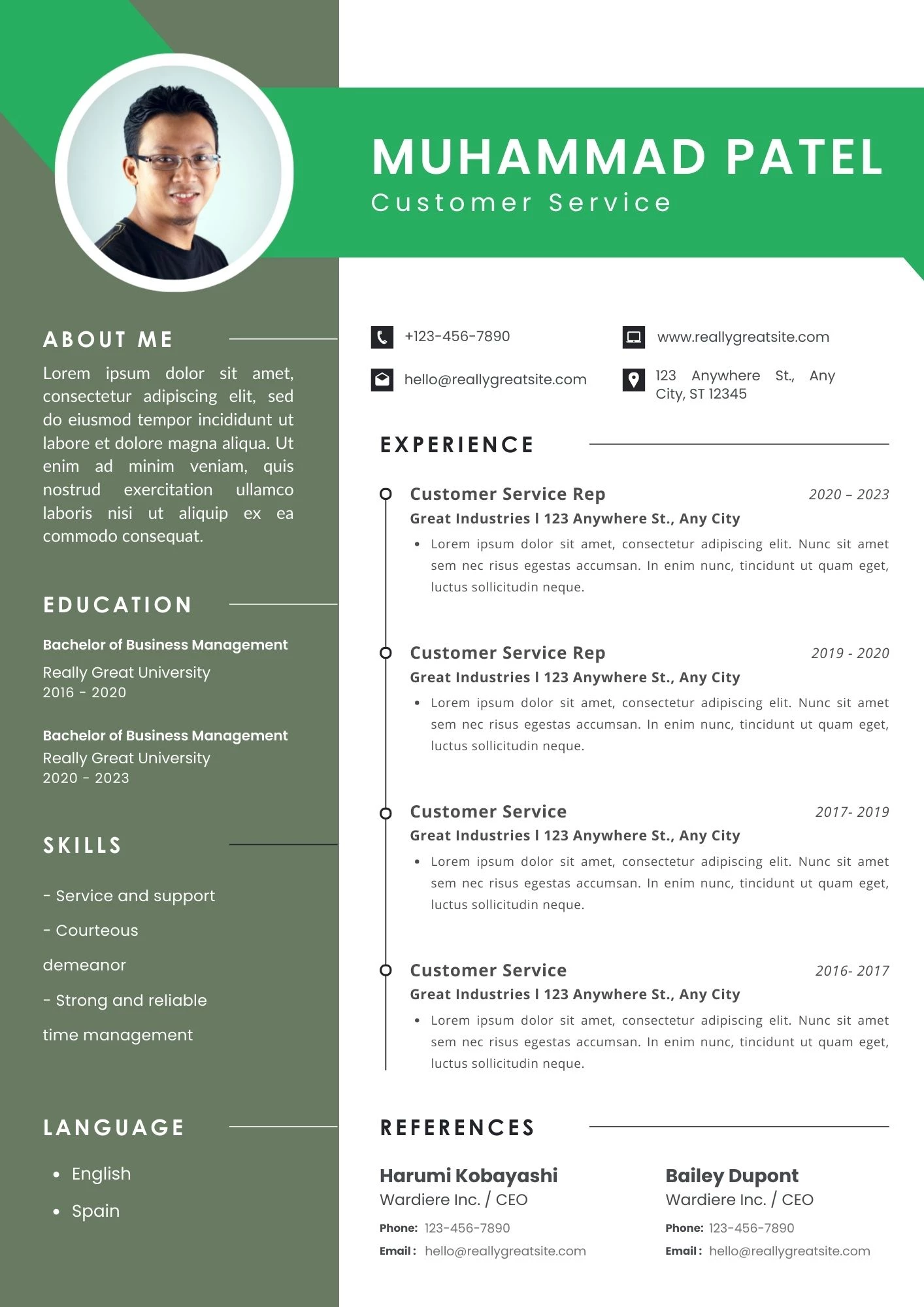 CV phù hợp cho cả ứng tuyển online và trực tiếp