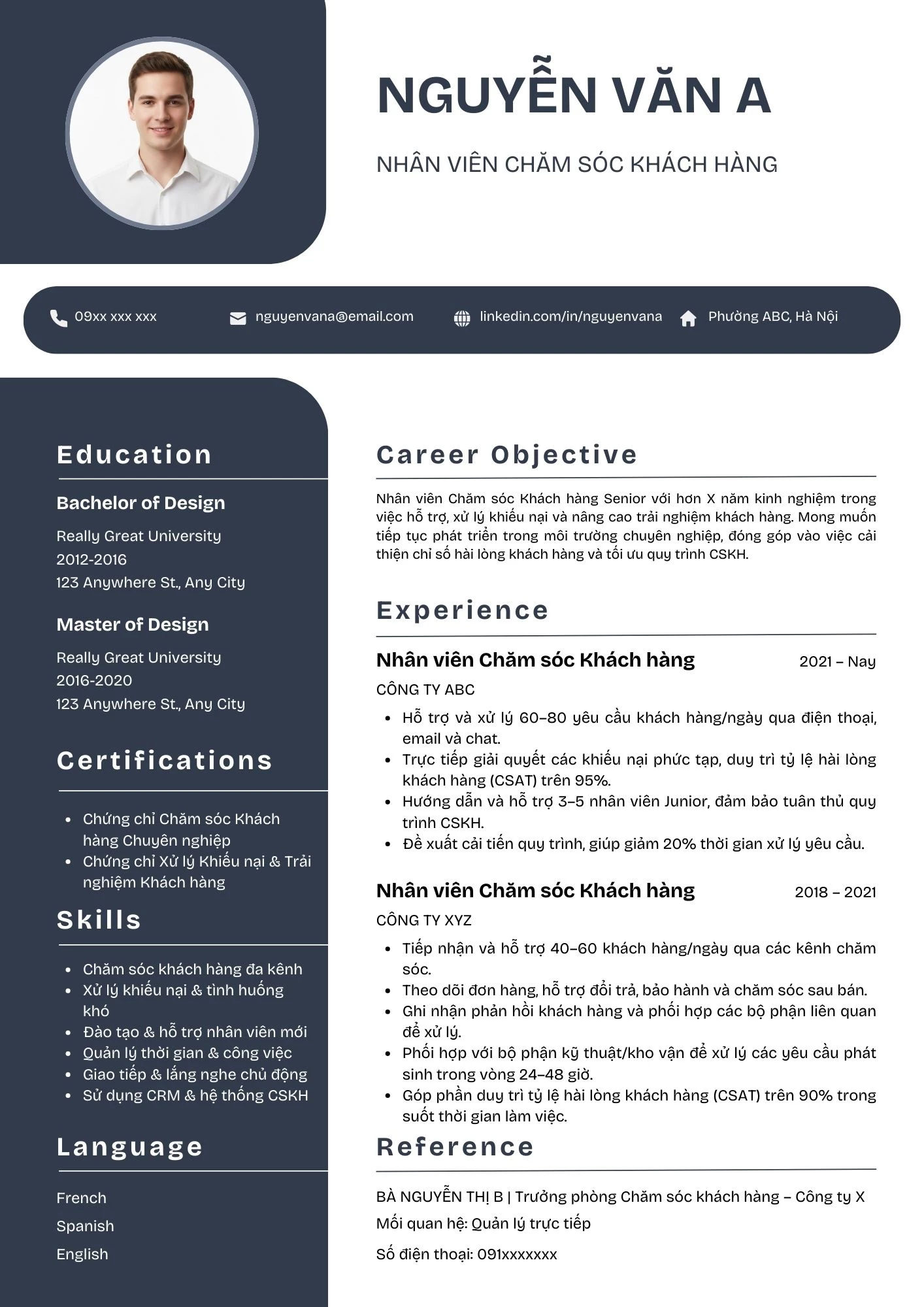 Kỹ năng giao tiếp và xử lý tình huống được trình bày nổi bật