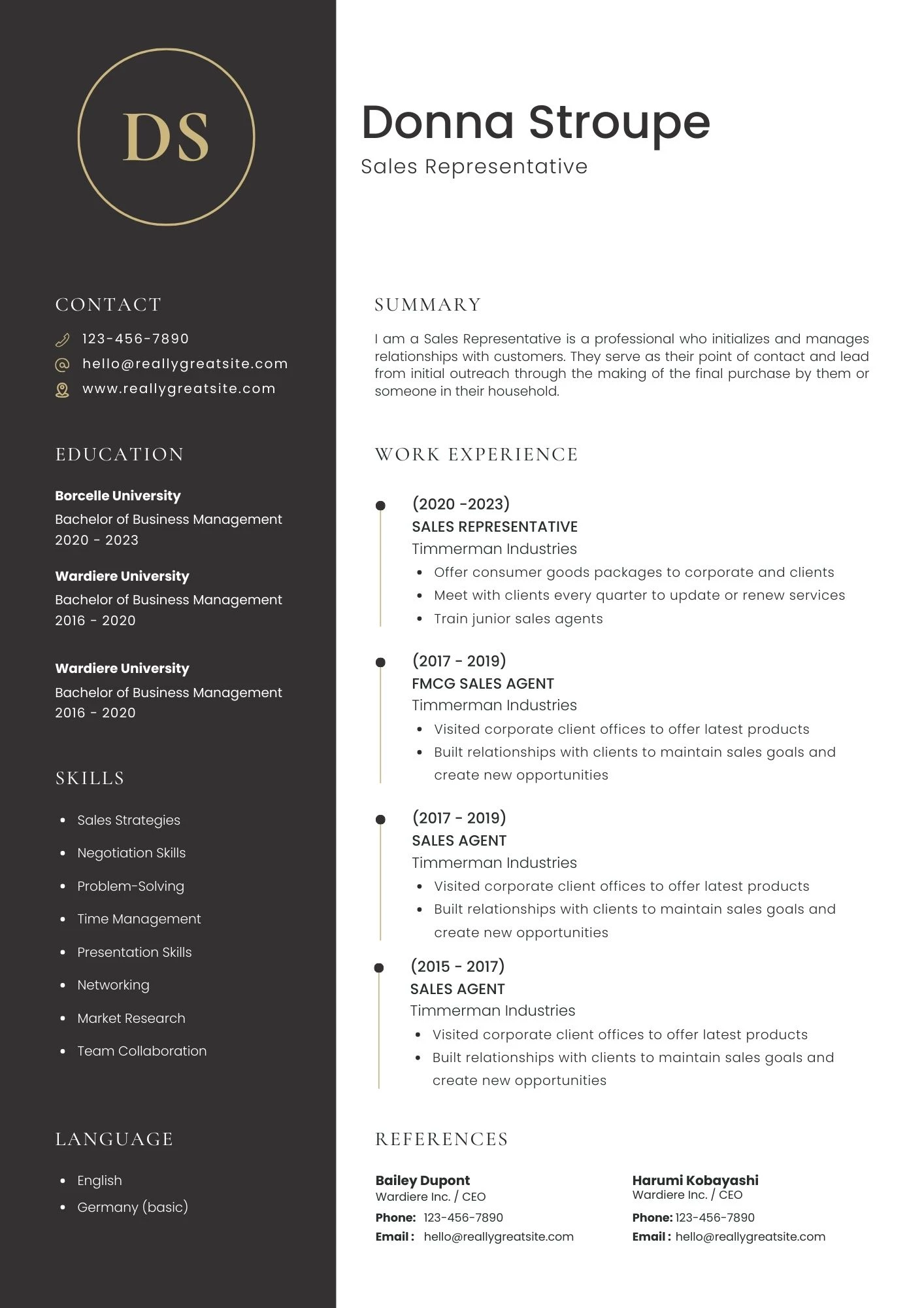 Mẫu CV thân thiện với hệ thống ATS