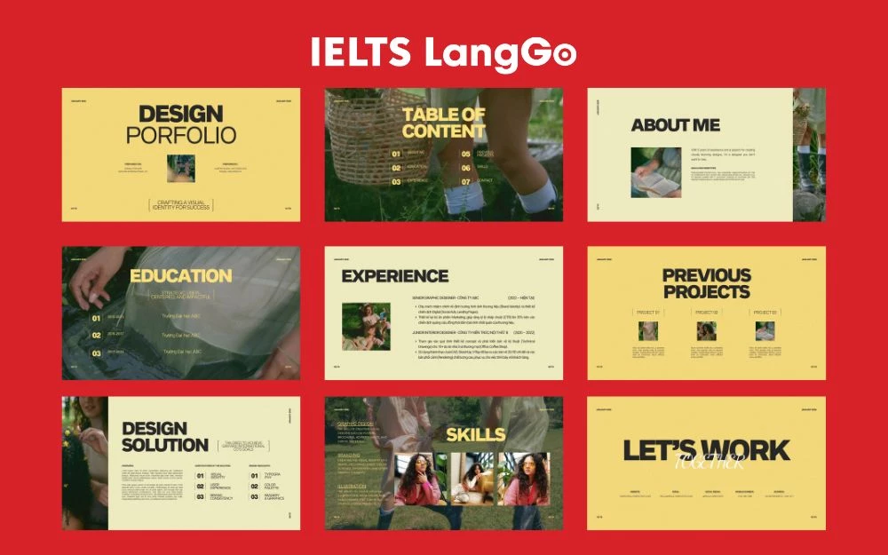 Mẫu dành cho Graphic Designer