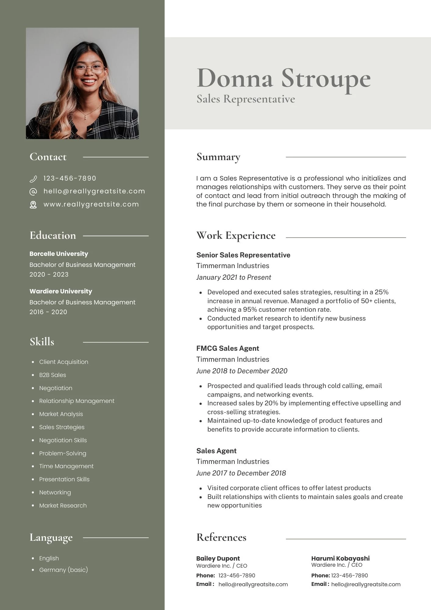 Nội dung CV không lan man, tập trung trọng điểm