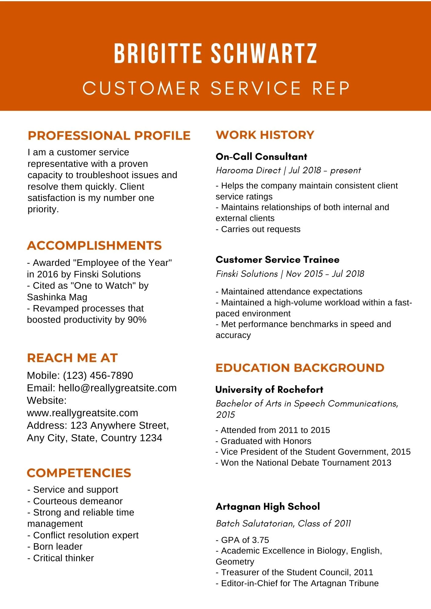 Nội dung CV thể hiện định hướng nghề nghiệp ổn định