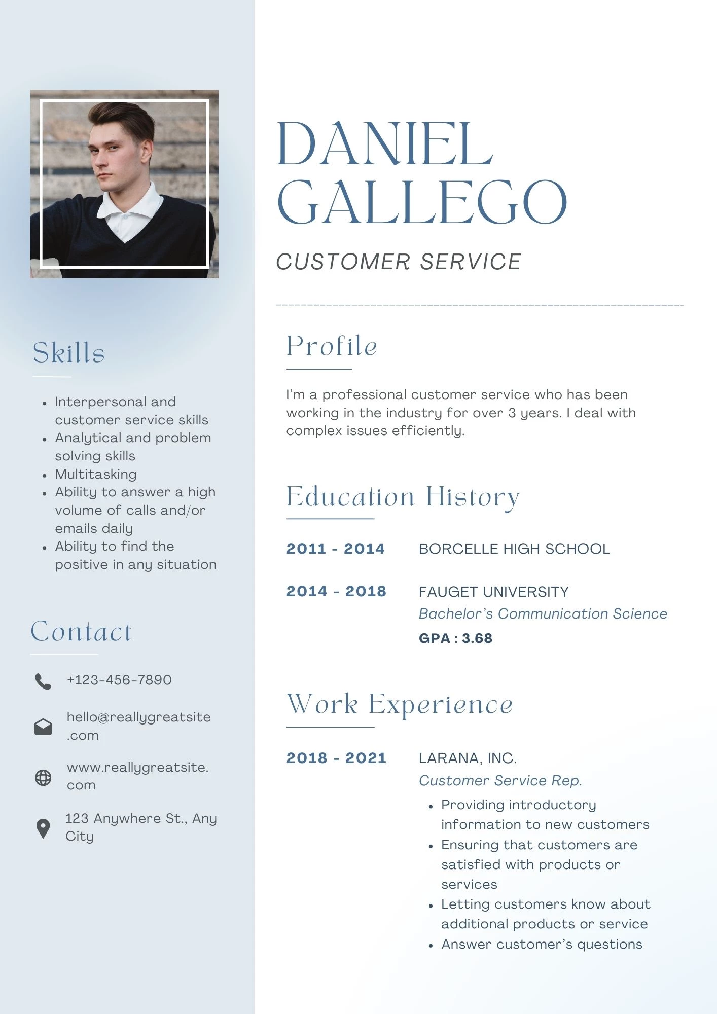 Phần kỹ năng được lựa chọn phù hợp với đặc thù chăm sóc khách hàng