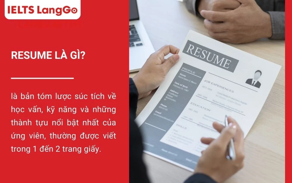 Resume là lựa chọn phổ biến khi ứng tuyển vào các tập đoàn đa quốc gia