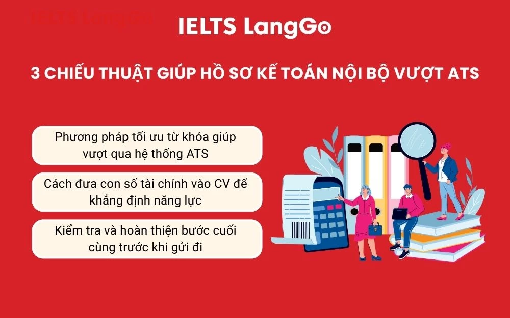 3 Chiến thuật giúp hồ sơ kế toán nội bộ vượt vòng lọc ATS