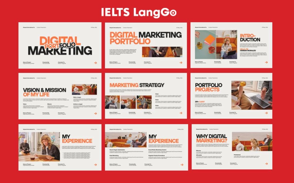 Mẫu hồ sơ năng lực sáng tạo cho lĩnh vực Marketing và truyền thông