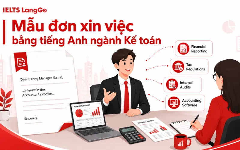 Mẫu đơn xin việc bằng tiếng Anh ngành Kế toán