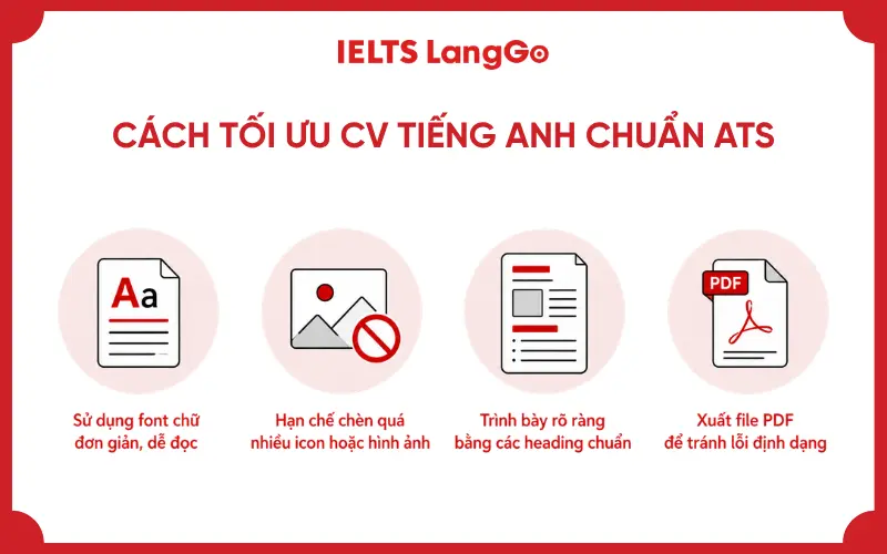 Cách tối ưu CV tiếng Anh chuẩn ATS