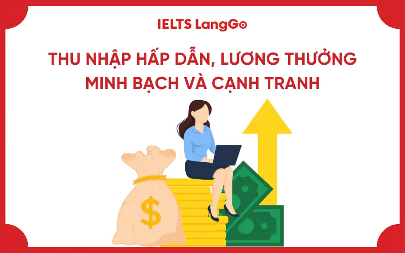 Thu nhập hấp dẫn, lương thưởng minh bạch và cạnh tranh