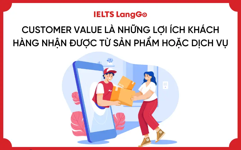 Customer Value là những lợi ích khách hàng nhận được từ sản phẩm hoặc dịch vụ