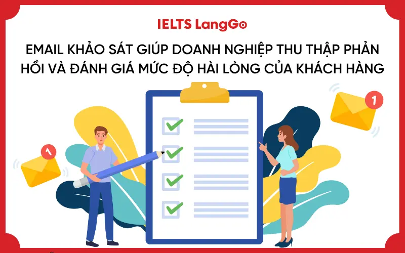 Email khảo sát và thu thập phản hồi