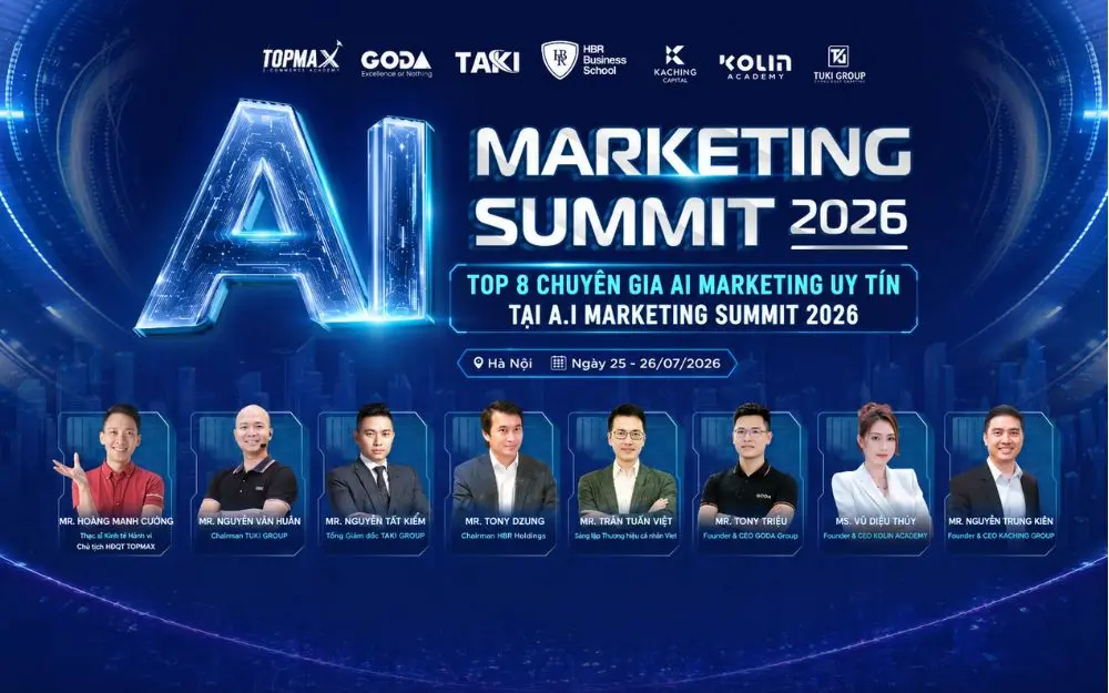 ĐIỂM MẶT TOP 8 CHUYÊN GIA AI MARKETING HÀNG ĐẦU TẠI VIỆT NAM HIỆN NAY