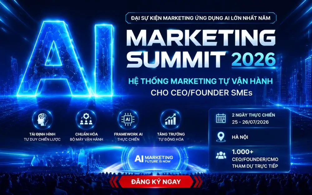 GIẢI PHÁP TỰ ĐỘNG HÓA TIẾP THỊ TẠI AI MARKETING SUMMIT 2026