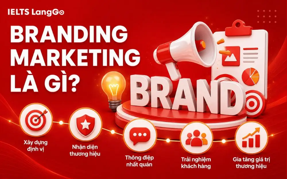 Branding Marketing giúp doanh nghiệp xây dựng thương hiệu vững mạnh và tạo lợi thế cạnh tranh.
