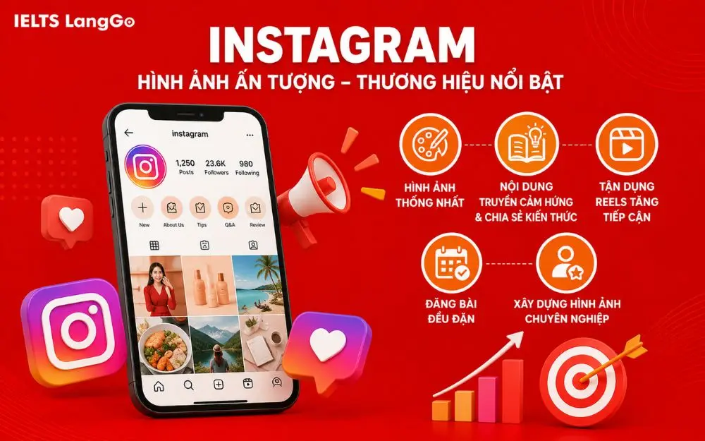 Instagram giúp thương hiệu xây hình ảnh nhất quán và tăng tiếp cận.
