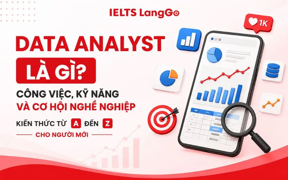 DATA ANALYST LÀ GÌ? CÔNG VIỆC, KỸ NĂNG VÀ CƠ HỘI NGHỀ NGHIỆP